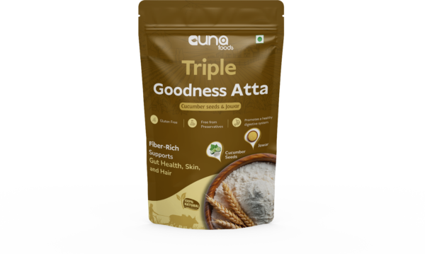 Cucumber seed front Triple Goodness Atta - Cucumber Seeds & Jowar