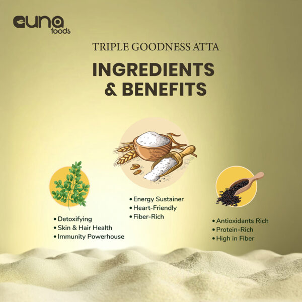 Triple Goodness Atta – Moringa Leaf and Emperor’s Rice