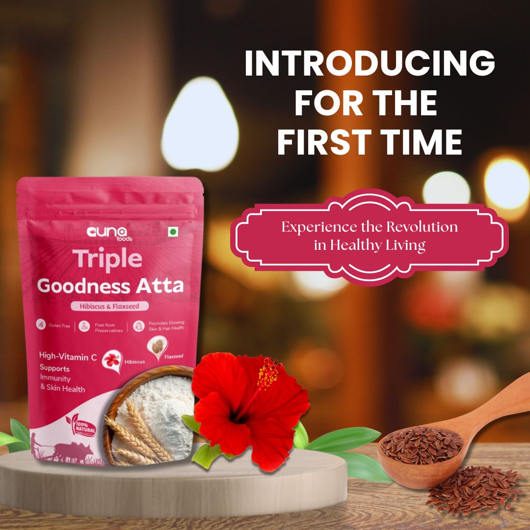 Triple goodness atta-Hibiscus and Flaxseed || 8939136154054