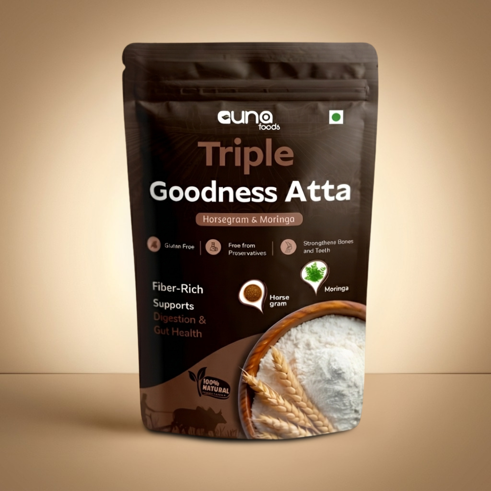 Triple Goodness Atta - Horsegram & Moringa 1 Kg