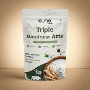Triple Goodness Atta – Moringa Leaf and Emperor’s Rice 1 Kg