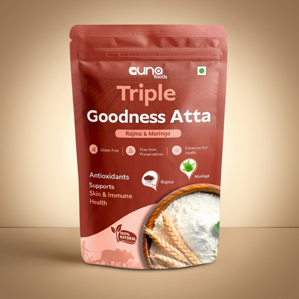 Triple Goodness Atta – Rajma & Moringa 1 Kg