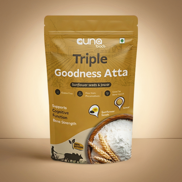 Triple Goodness Atta - Sunflower Seeds and Jowar 1 Kg
