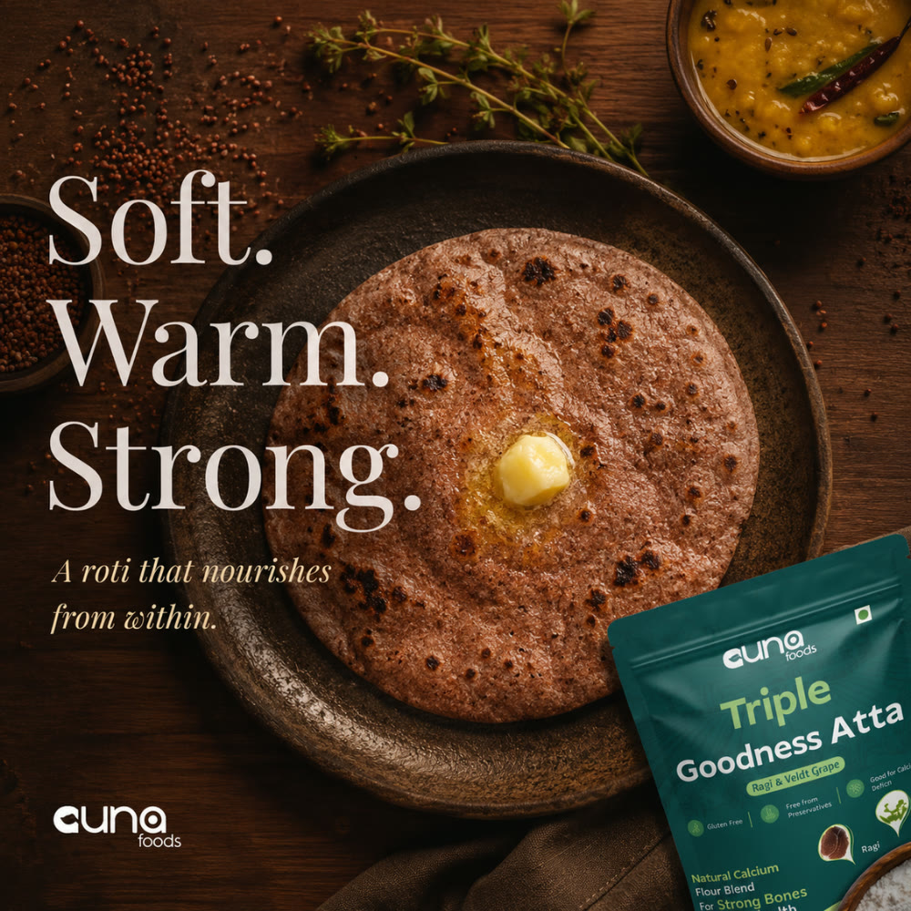 Soft. Warm. Strong. The roti that nourishes from within
